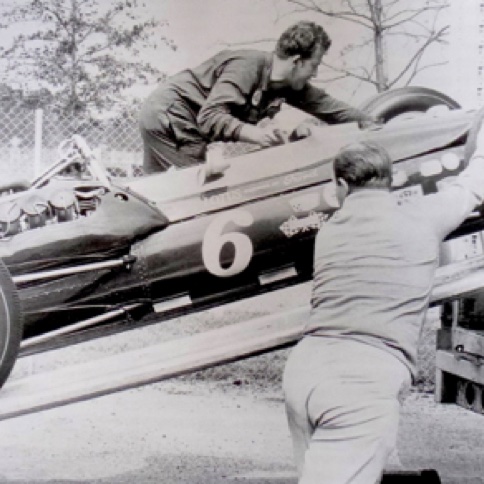 Chargement de la Lotus 34 pour relier Indianapolis à Trenton, par la route
© Indianapolis Motor Spedway